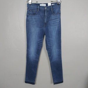 Denim Forum The Lola High Rise Skinny Crop Jeans